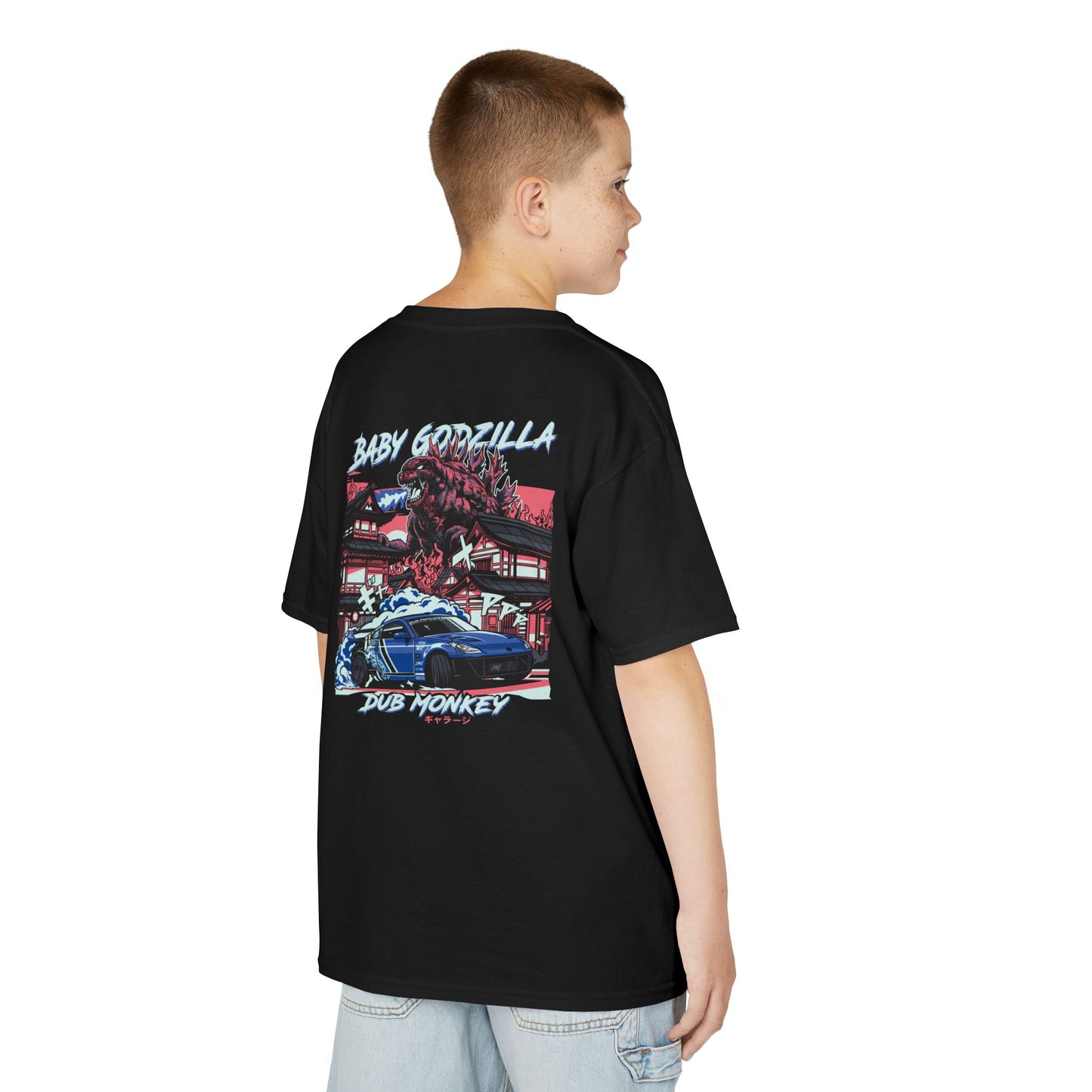 Youth Tee — Baby Godzilla Retro Graphic